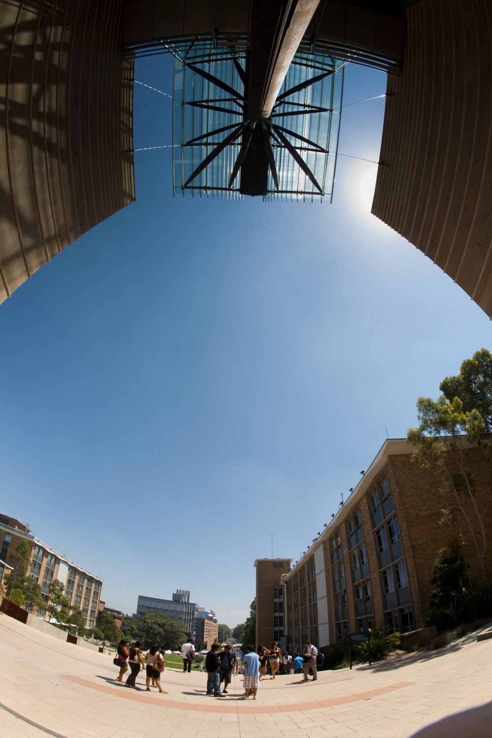 John Niland Scientia Building - View down Walkway | Digital Collections ...