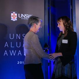 2017 Alumni Awards Dinner - Susan Dodds, Caitlin Barrett