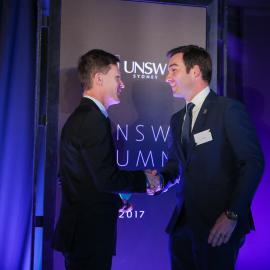 2017 Alumni Awards Dinner - Michael Frater, John Bale