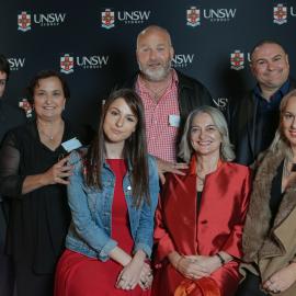 2017 Alumni Awards Dinner - Frances Separovic and family (?)