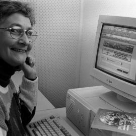Maureen Henninger with her UNSW Press Publication