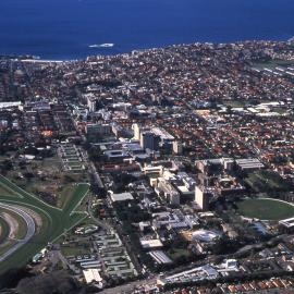 Aerial View of the Kensington Campus Looking out to Sea