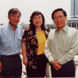 Dr John Yu, Professor Hi-Won Yoon & Mah Bow Tan