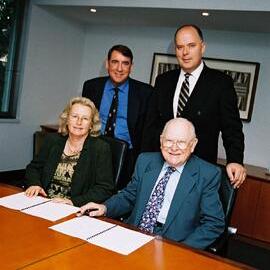 Len & Margaret Ainsworth Scholarships Signing