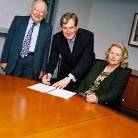 Len & Margaret Ainsworth Scholarships Signing