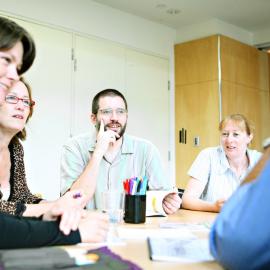 Staff in Workshop