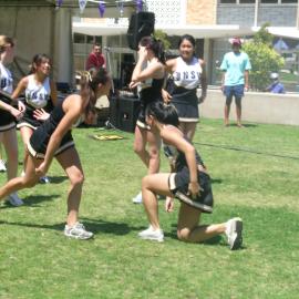 Cheerleading Students in International Square