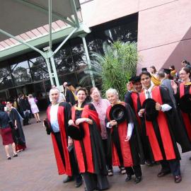UNSW Graduation Ceremony - PhD Graduates in academic dress