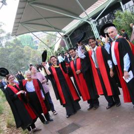 UNSW Graduation Ceremony - PhD Graduates in academic dress
