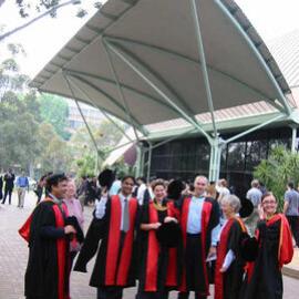 UNSW Graduation Ceremony - PhD Graduates in academic dress