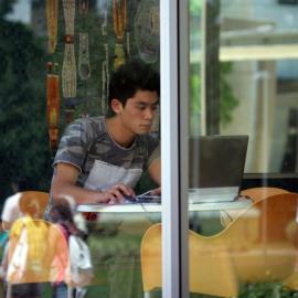 UNSW Students in JGs Café - Dalton Building