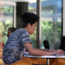 UNSW Students in JGs Café - Dalton Building