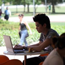 UNSW Students in JGs Café - Dalton Building