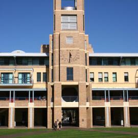 Quadrangle Building Tower Sundial