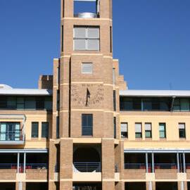 Quadrangle Building Tower Sundial
