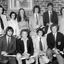 1979 Blues Winners Following 1980 Blues Dinner