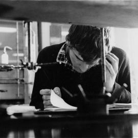 Chemistry student in Laboratory