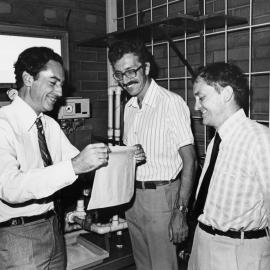 Dr Michel Lefebvre, Dr Tony Fane, Associate Professor Bob Robins