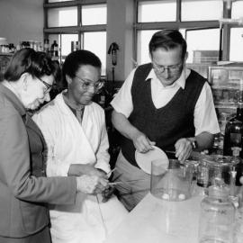 Faculty of Biological Sciences. Staff in Laboratory.