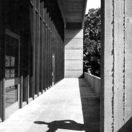 Balcony of the Goldstein College Dining Hall.