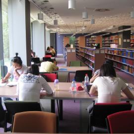 Law Library - Students Studying