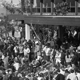 Burning Tharunka - Library Lawn