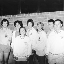 UNSW team for 1987 Intervarsity Squash Championships