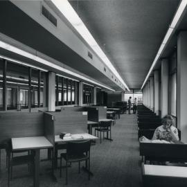Opening of the Library - Publicity Brochure. Library interior