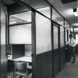 Opening of the Library - Publicity Brochure. Library interior