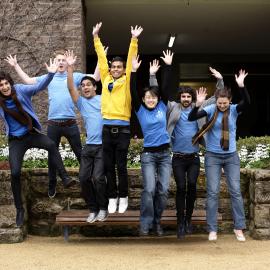 Library Lawn on UNSW Open Day   