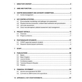 2004 Centre for Water and Waste Technology Annual Report