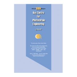 1999 Key Centre for Photovoltaic Engineering Annual Report