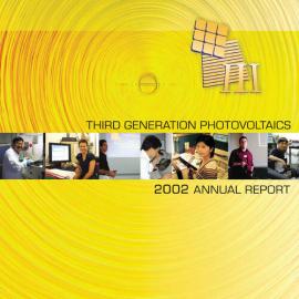 2002 Special Research Centre for Third Generation Photovoltaics Annual Report