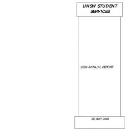 2004 Student Services Annual Report
