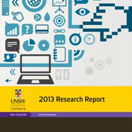 2013 UNSW Canberra School of Business Research Report