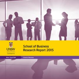 2015 UNSW Canberra School of Business Research Report