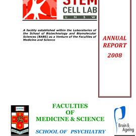 2008 Stem Cell Laboratory Annual Report