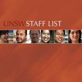 2007 UNSW Calendar Volume 2 - Staff List