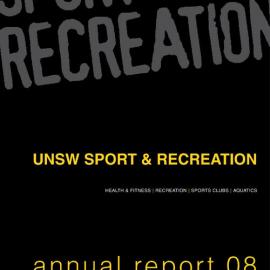 2008 Sport and Recreation Annual Report