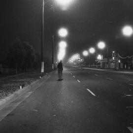 Institute of Highway and Traffic Research – Worker Conducting Traffic Tests