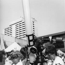 Orientation Week - Telescope on Library Lawn