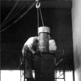 School of Metallurgy - constructing gaseous de-zincing tower