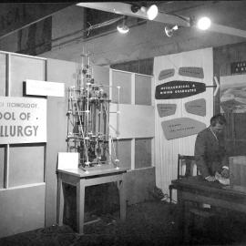 School of Metallurgy stand at the Careers Exhibition held at the Trocadero
