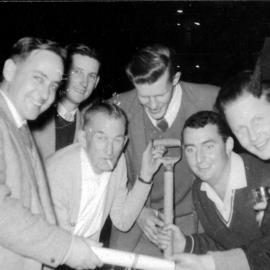 School of Metallurgy - Mock 'Laying Foundation Stone' party
