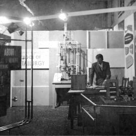 School of Metallurgy stand at the Careers Exhibition held at the Trocadero