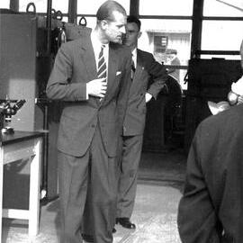 School of Metallurgy - Visit by Prince Philip (Duke of Edinburgh)