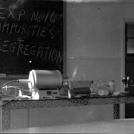 School of Metallurgy - Class Experiments at North Sydney Technical College
