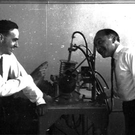 School of Metallurgy - John Bowles, Alex Jenkins with micro-arc furnace