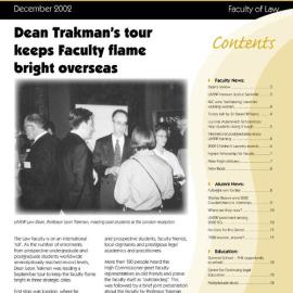 Faculty of Law - Alumni News December 2002