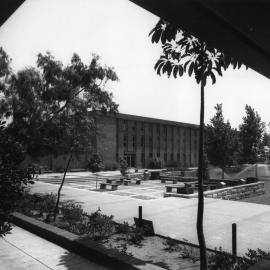Morven Brown Building - View across Library Lawn